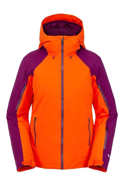 Chaqueta Esquí Spyder Primaloft Insulated Transpirable GTX Naranjas Para Mujer Mexico MX30791